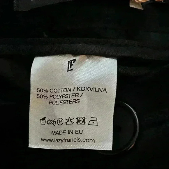 Lazy Francis Black Velvet Pants - Picture 6 of 6